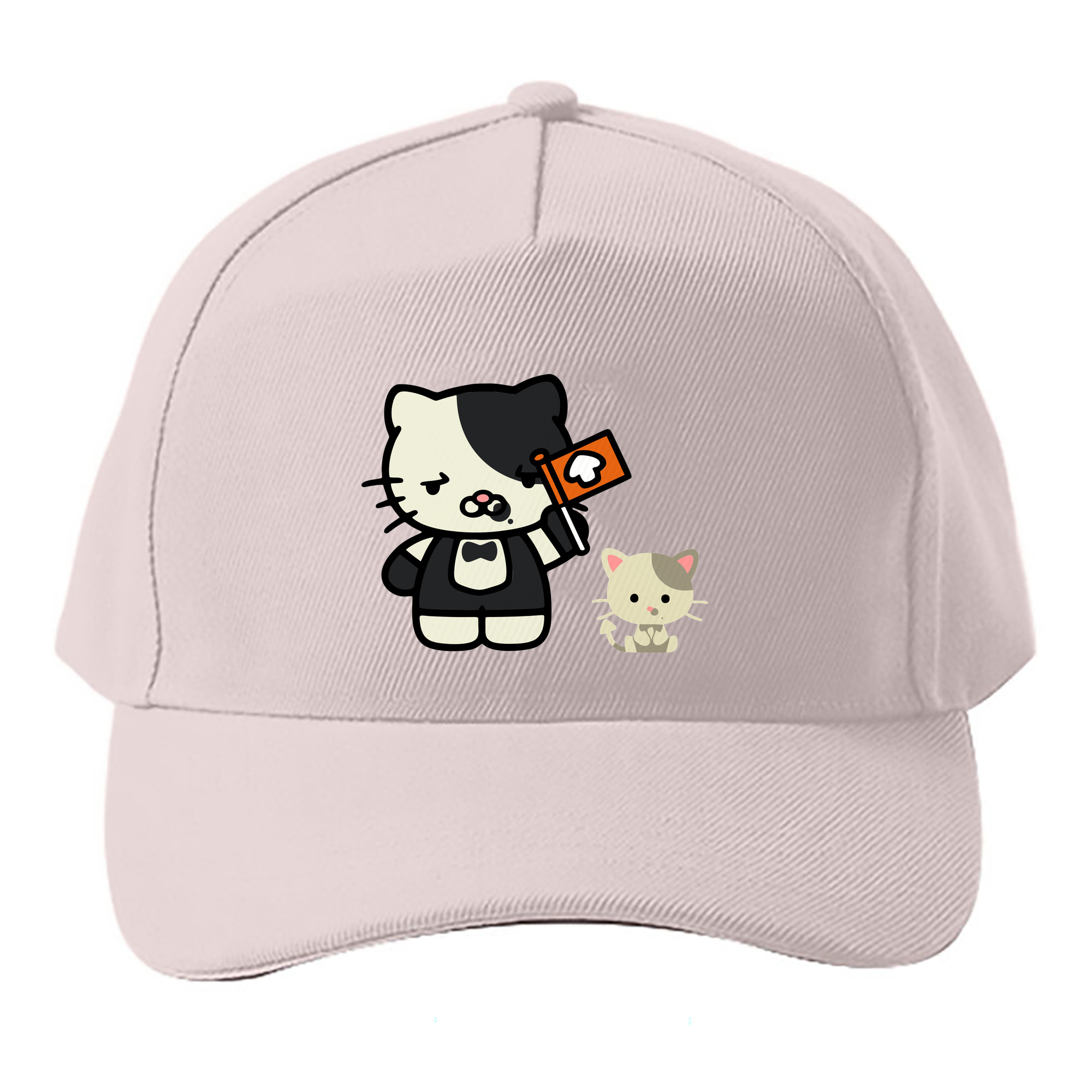 （画像用） Hello Kitty ハローキティ ベースボールキャップ 綿100％ 男女兼用 帽子 スポーツ